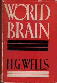 Image of H.G. Wells' book, World Brain