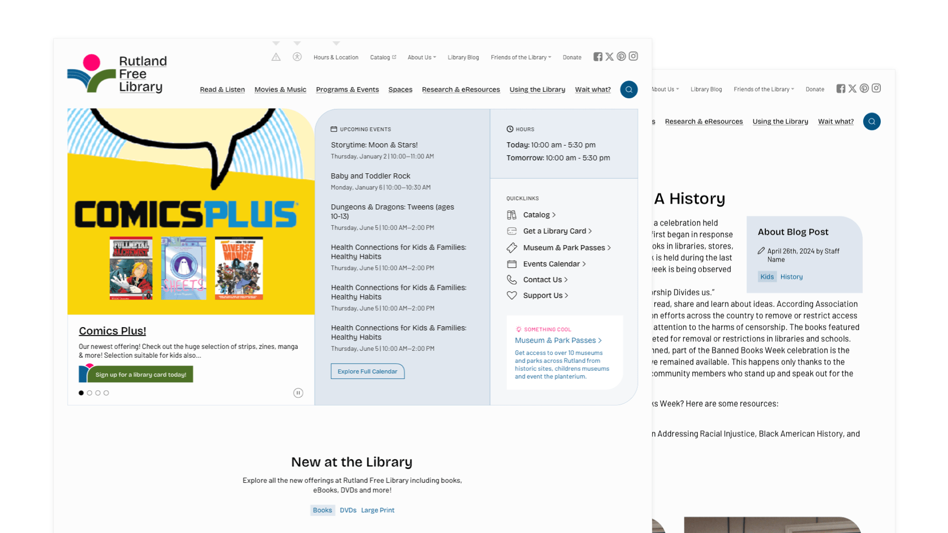 image relating to the Rutland Free Library case study