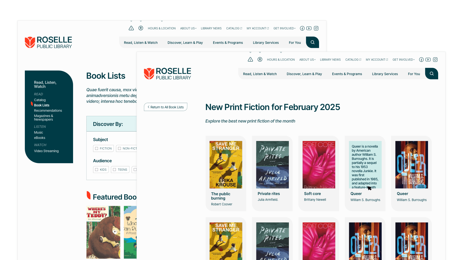 image relating to the Roselle Public Library case study