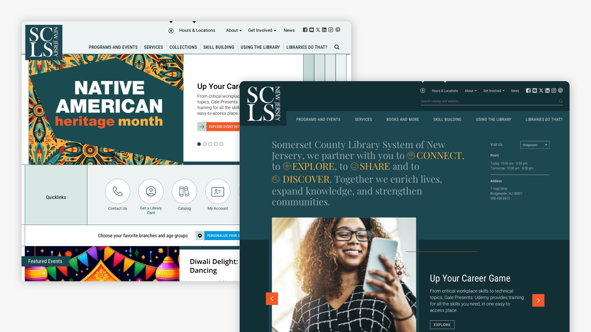 Image of site design explorations